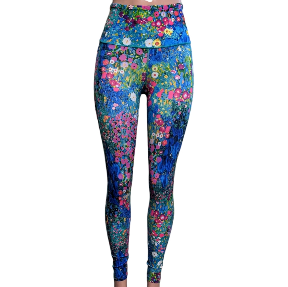 BLACKMILK Klimt Collage Pink HW Ninja Pants Leggings - Limited NWOT